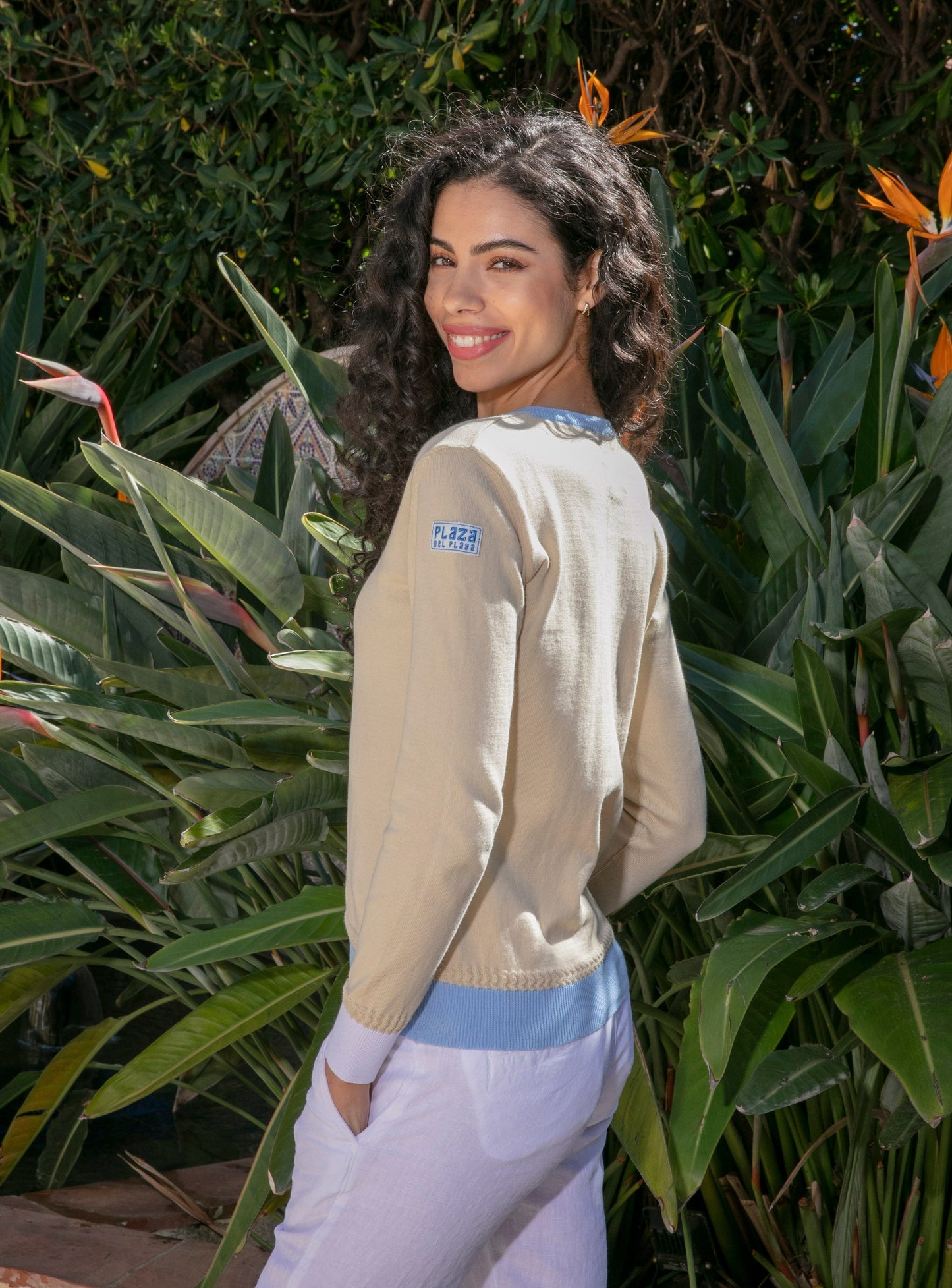 Gustavia Sand cotton sweater