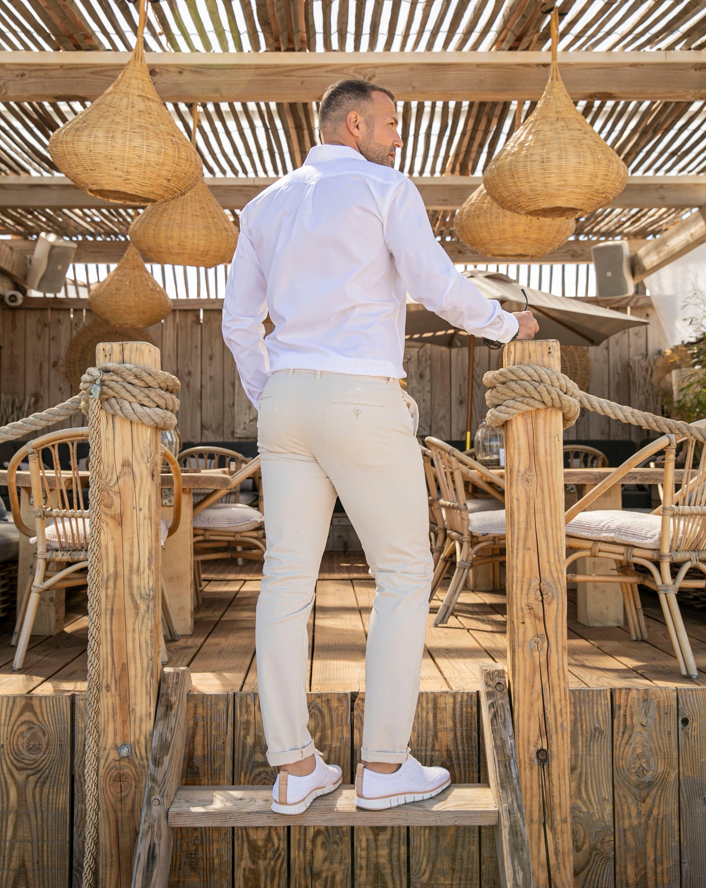 Chemise Victoria White en coton Oxford