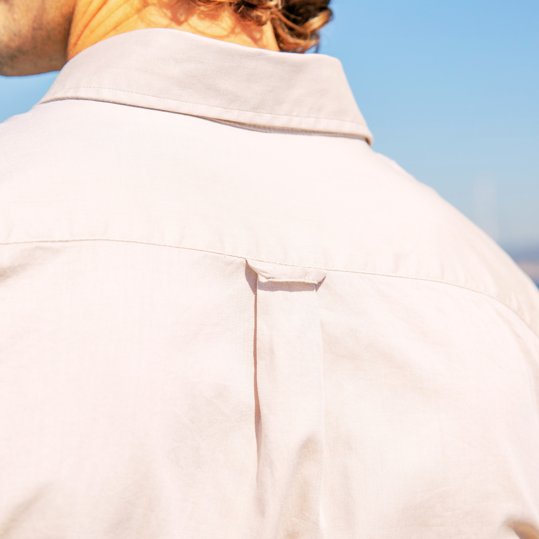 Chemise St Ives Sand en coton Oxford