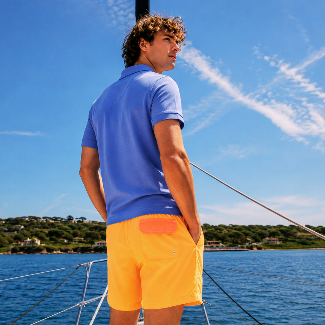 Polo Cook Provence en coton Pima