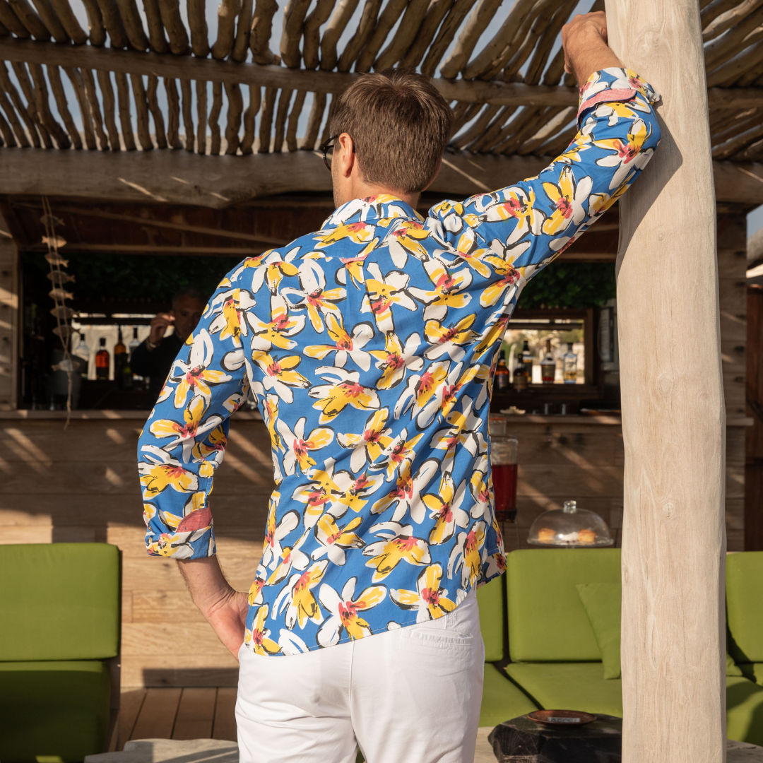 Chemise Riviera Hawaï en coton