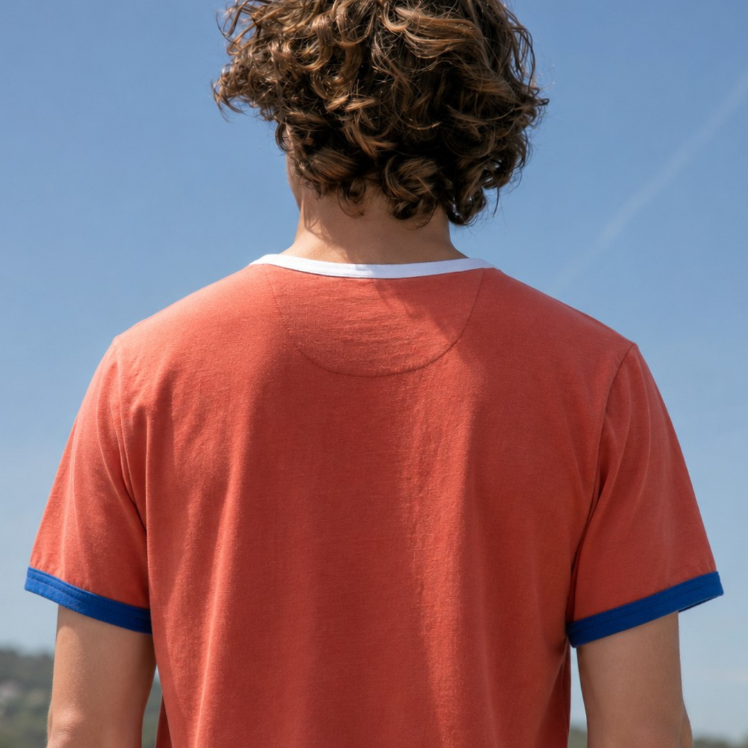 T-shirt Bahamas Living Coral en coton bio
