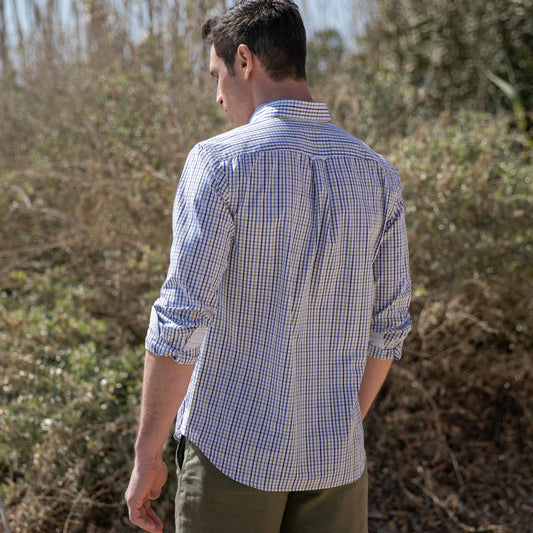 Riviera Green cotton shirt