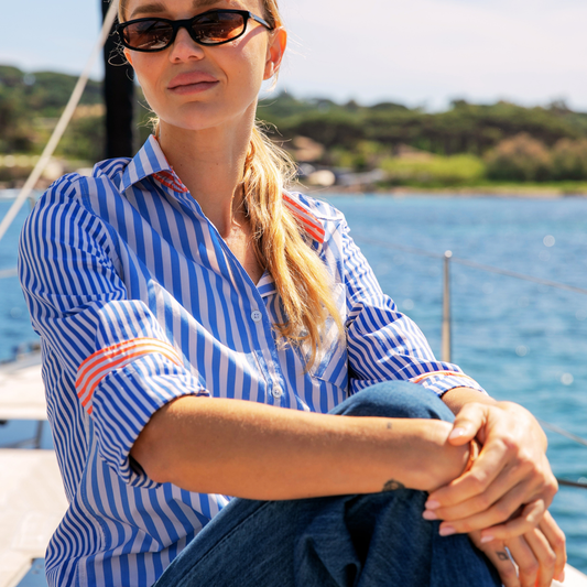 Riviera Strawberry Oxford Cotton Shirt