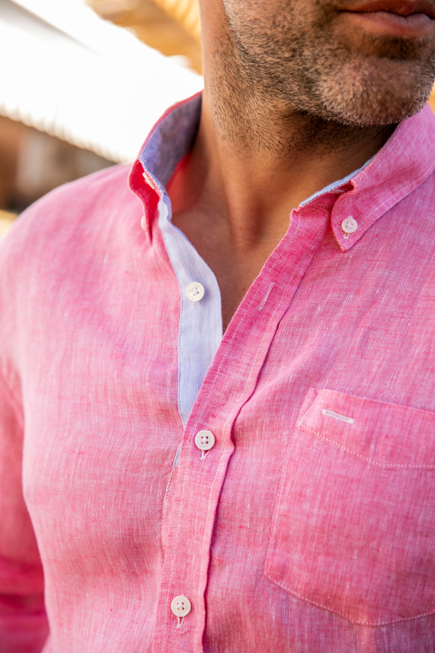 Chemise Riviera Pink en lin