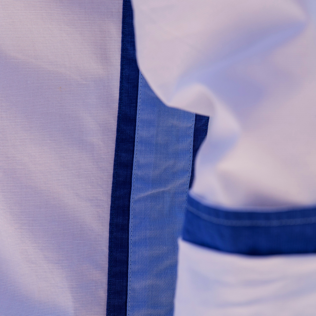 Chemise St Martin White en coton fil-à-fil