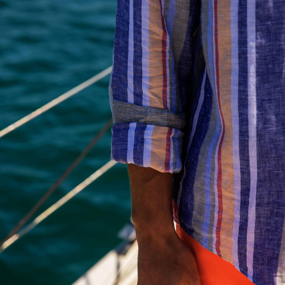 Chemise Riviera Multicolor en lin