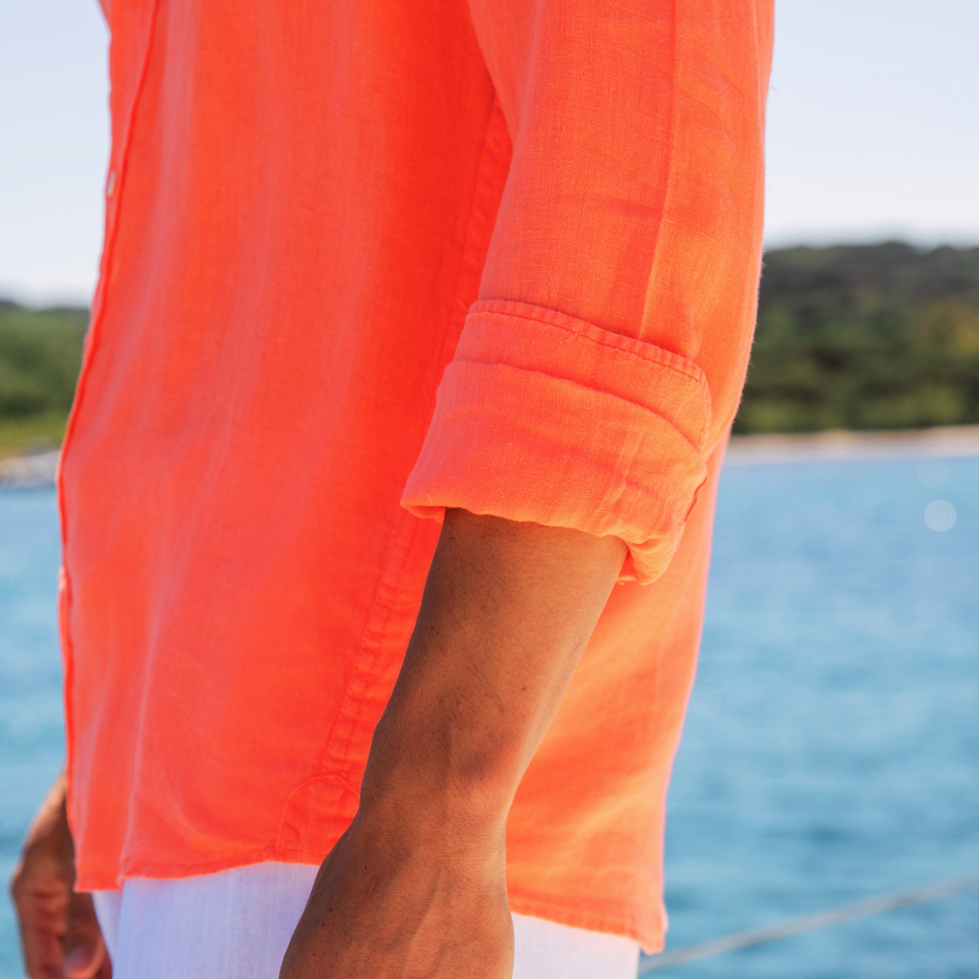 Chemise Blue Bay Living Coral en lin