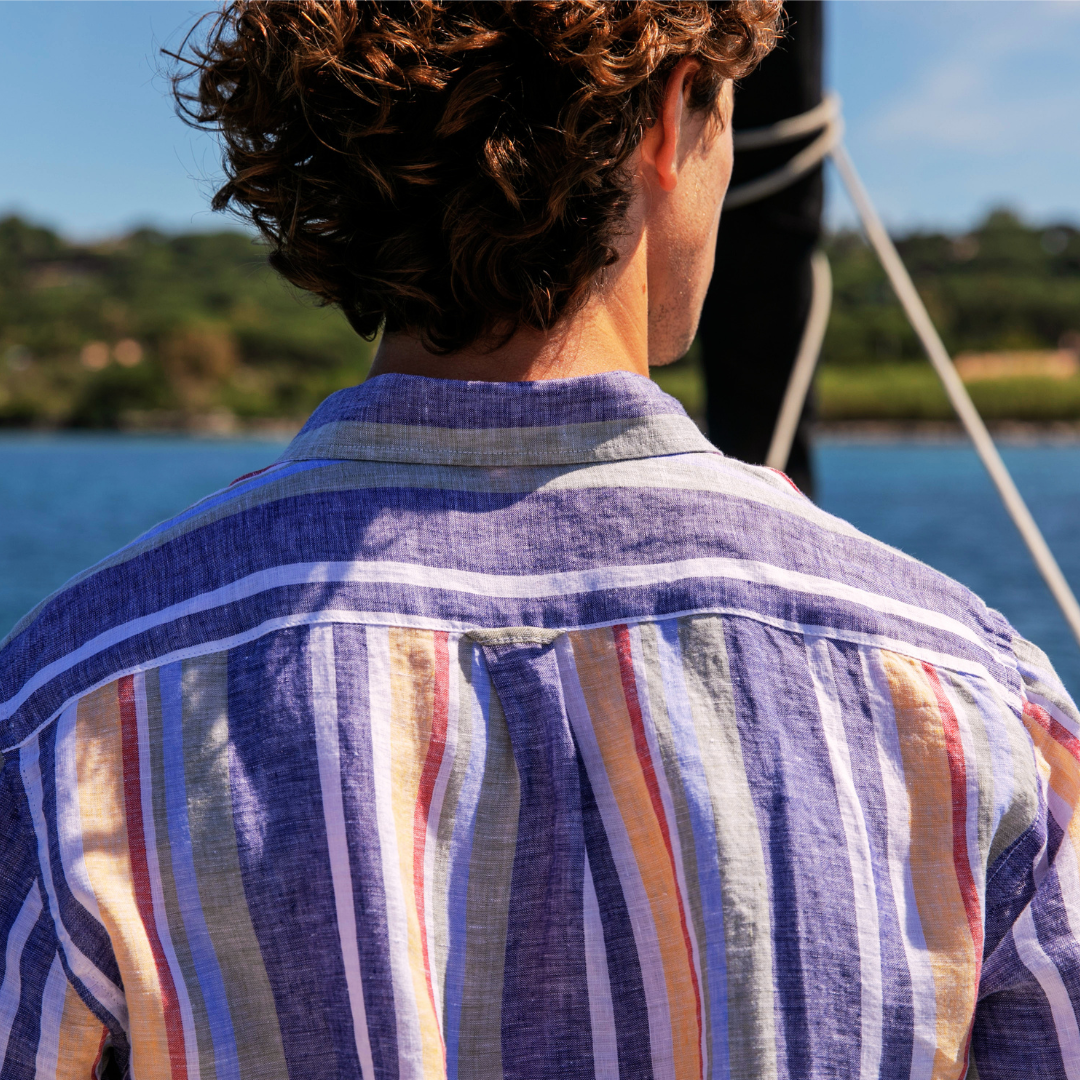 Chemise Riviera Multicolor en lin