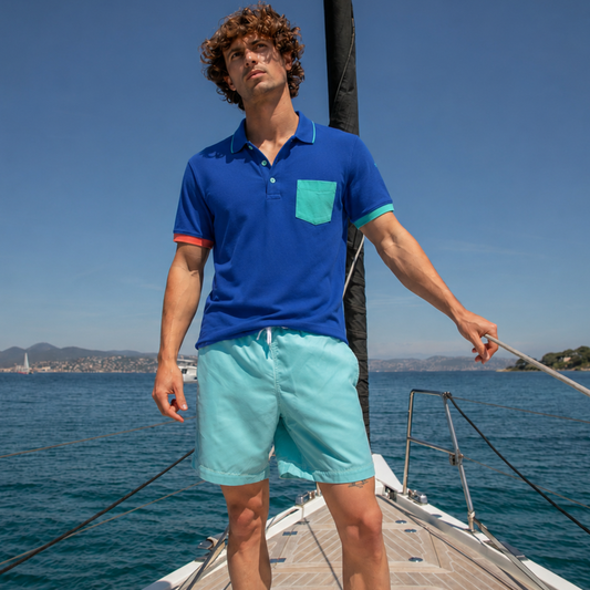 Polo Riviera en coton Pima