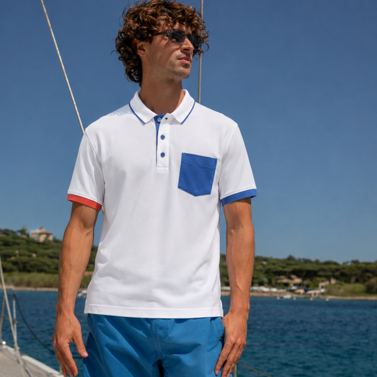 Polo Riviera en coton Pima