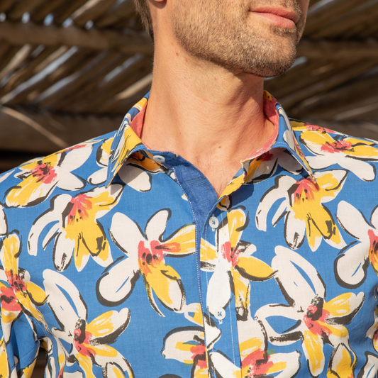Riviera Hawaiian cotton shirt